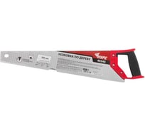 Ножовка по дереву КУРС крупный каленый зуб 5 ТPI, 2D заточка, пластиковая прорезиненная ручка 500 мм 40340