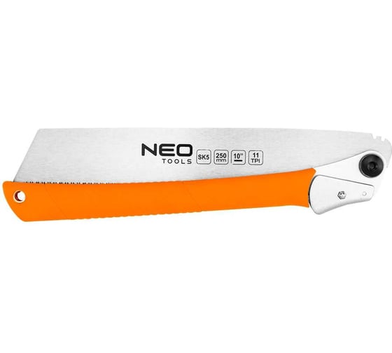 Японская пила для точной резки NEO TOOLS 11 TPI, широкая, складная 44-610