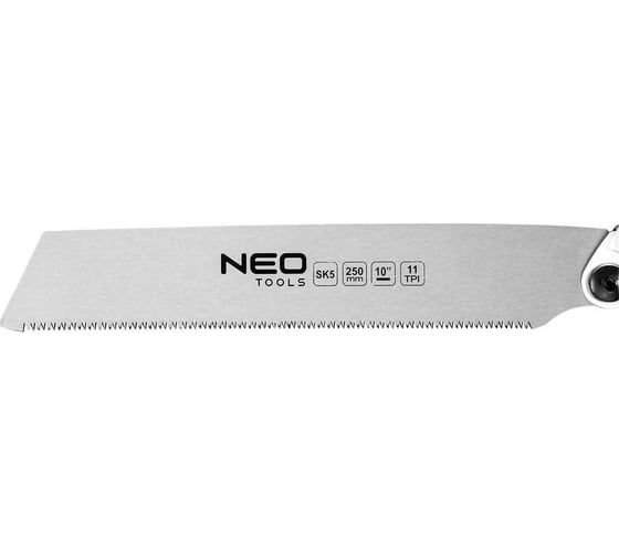 Японская пила для точной резки NEO TOOLS 11 TPI, широкая, складная 44-610