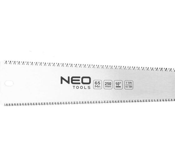 Японская пила для точной резки NEO TOOLS двусторонняя, 7 и 11 TPI 44-612