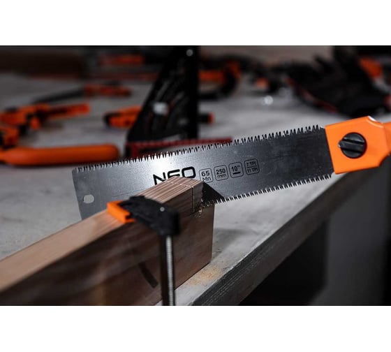 Японская пила для точной резки NEO TOOLS двусторонняя, 7 и 11 TPI 44-612