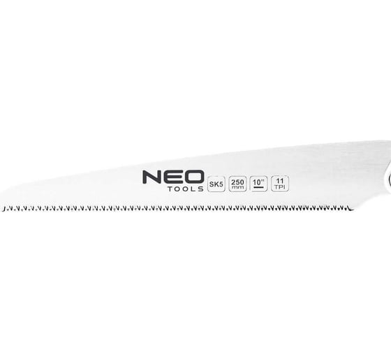 Японская пила для точной резки NEO TOOLS 11 TPI, узкая, складная 44-611