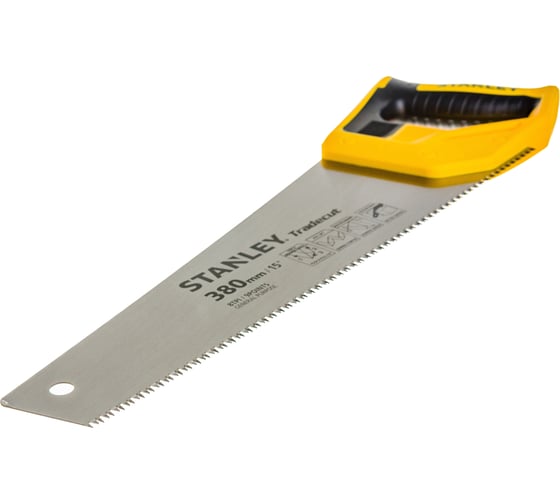 Ножовка по дереву Stanley TRADECUT с закаленным зубом, 7 Х 380мм STHT20348-1