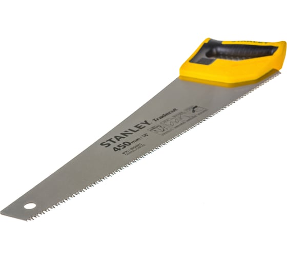 Ножовка по дереву Stanley TRADECUT с закаленным зубом, 7 Х 450мм STHT20354-1