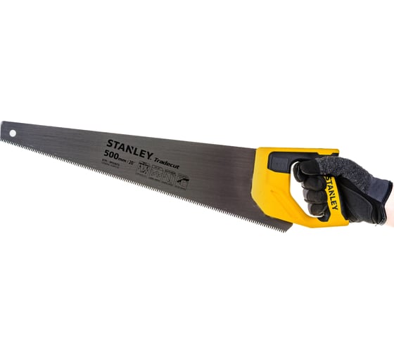 Ножовка по дереву Stanley TRADECUT с закаленным зубом, 7 Х 500мм STHT20350-1
