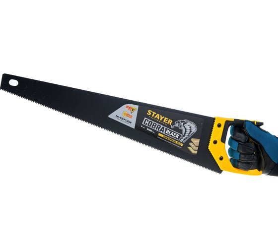 Универсальная ножовка Stayer "Cobra BLACK" 500 мм, 7TPI, 2-15081-50_z01