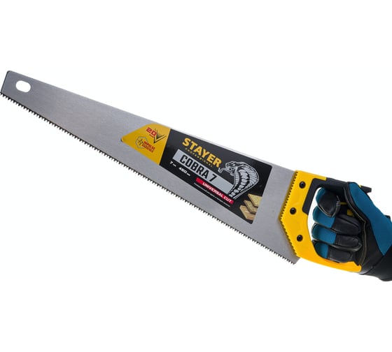 Универсальная ножовка Stayer "Cobra 7" 450 мм, 7 TPI, 1510-45_z02