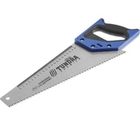 Ножовка по дереву TUNDRA 2К рукоятка, 2D заточка, каленый зуб, 7-8 TPI, 350 мм 5155398