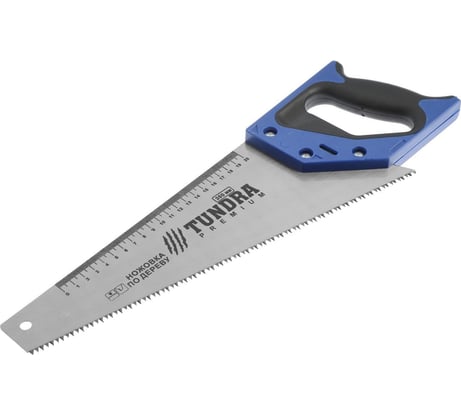 Ножовка по дереву TUNDRA 2К рукоятка, 2D заточка, каленый зуб, 7-8 TPI, 350 мм 5155398