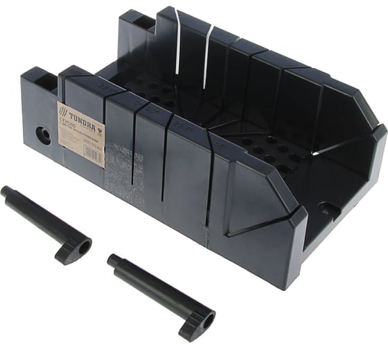 Стусло TUNDRA 310x120 мм, 0, 45, 90 и 22.5, с двумя эксцентриками, пластиковое 2005287
