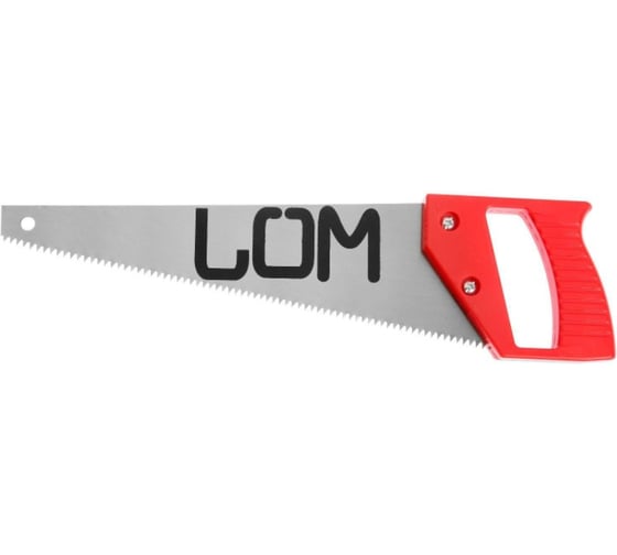 Ножовка по дереву LOM пластиковая рукоятка, 7-8 TPI, 300 мм 1818192