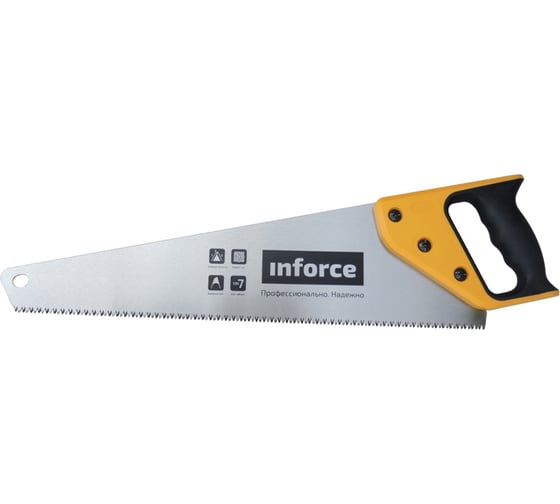 Ножовка по дереву Inforce 11-12 TPI, 400 мм 06-08-28 1