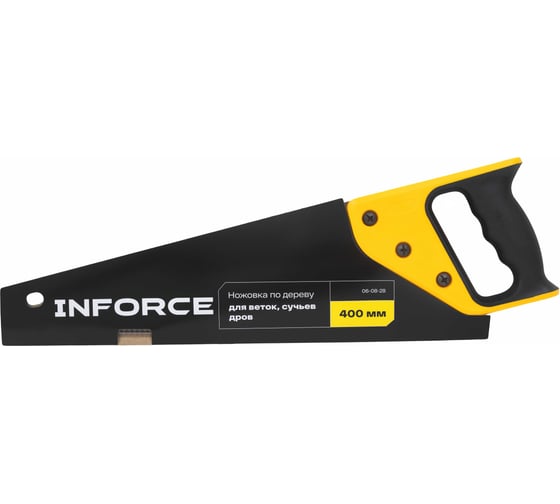 Ножовка по дереву Inforce 11-12 TPI, 400 мм 06-08-28