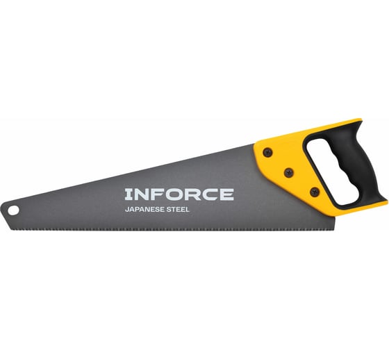Ножовка по дереву Inforce 11-12 TPI, 450 мм 06-08-30