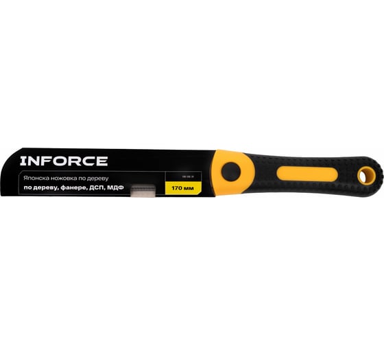 Японская ножовка по дереву Inforce 22 185 мм 06-08-31