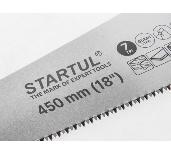 Ножовка по дереву STARTUL MASTER 450 мм, 7 TPI ST4242-45