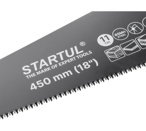 Ножовка по дереву STARTUL PROFI 450 мм, 11 TPI ST4250-45