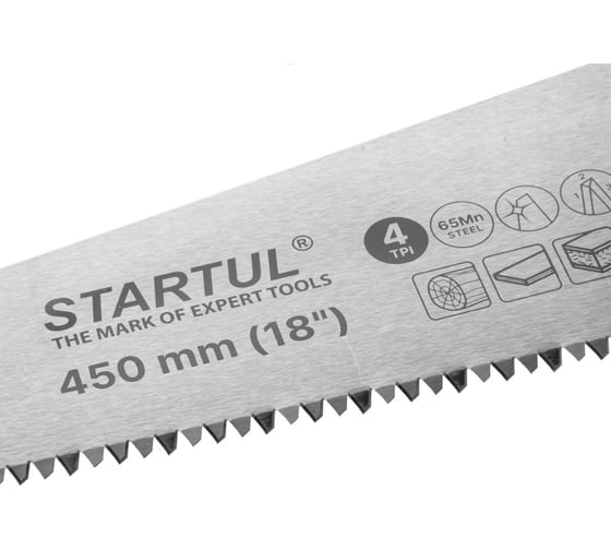 Ножовка по дереву STARTUL MASTER 450 мм, 4 TPI ST4240-45