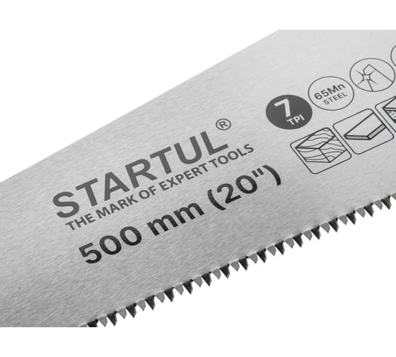 Ножовка по дереву STARTUL MASTER 500 мм, 7 TPI ST4242-50
