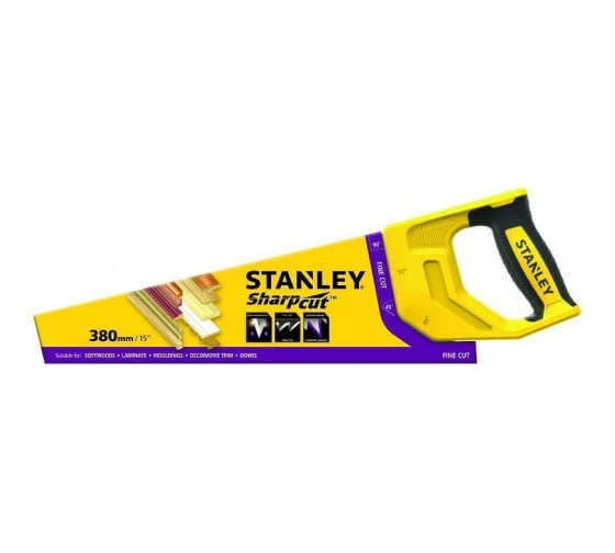 Ножовка Stanley SHARPCUT 11TPI, 380 мм STHT20369-1