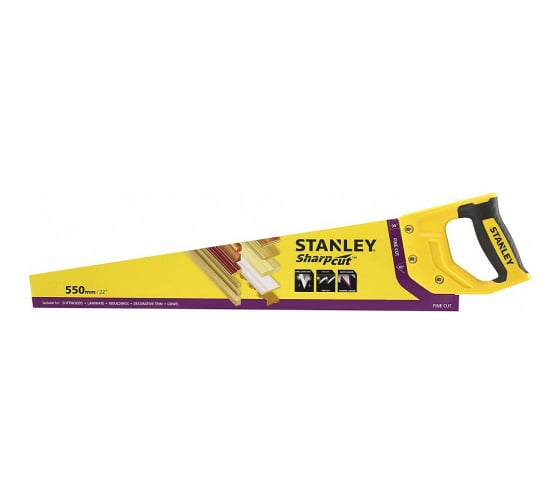 Ножовка Stanley SHARPCUT 11TPI, 550мм STHT20372-1