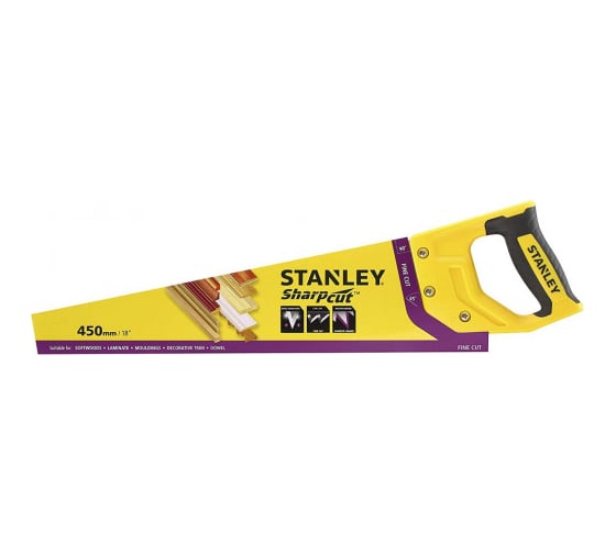 Ножовка Stanley SHARPCUT 11TPI, 450 мм STHT20370-1