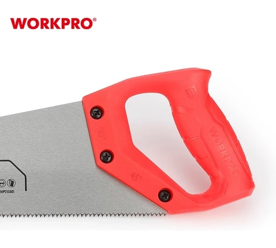 Ножовка по дереву WORKPRO 450 мм WP215002