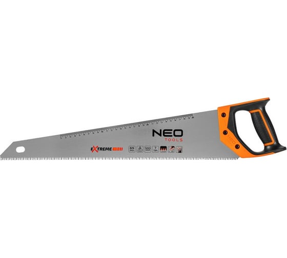 Ножовка по дереву NEO Tools 500 мм, 7TPI 41-141 1