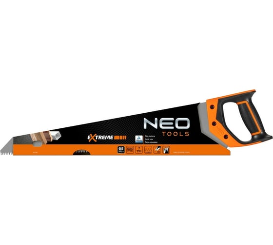 Ножовка по дереву NEO Tools 500 мм, 7TPI 41-141