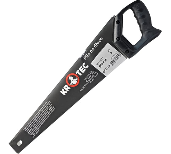 Ножовка по дереву KROTEC 500 мм, TPI 8 4101006