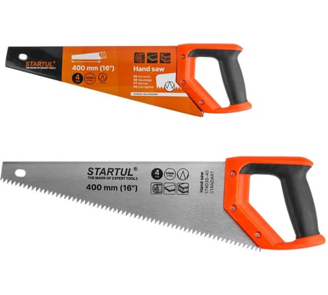 Ножовка по дереву STARTUL STANDART 400мм 4 TPI ST4030-40