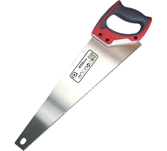 Универсальная ножовка по дереву PQtools профи 450 мм, 7 TPI, двухкомпонентная ручка Лк-00002744 0