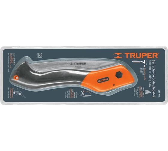 Складная пила Truper 180 мм с пластиковой рукояткой STP-7PR 100197
