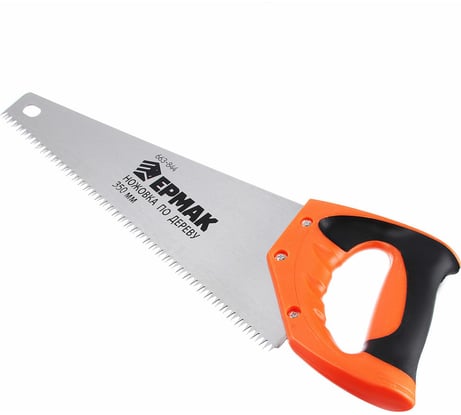 Ножовка по дереву ЕРМАК 350мм, зуб 4мм. заточ. 663-844