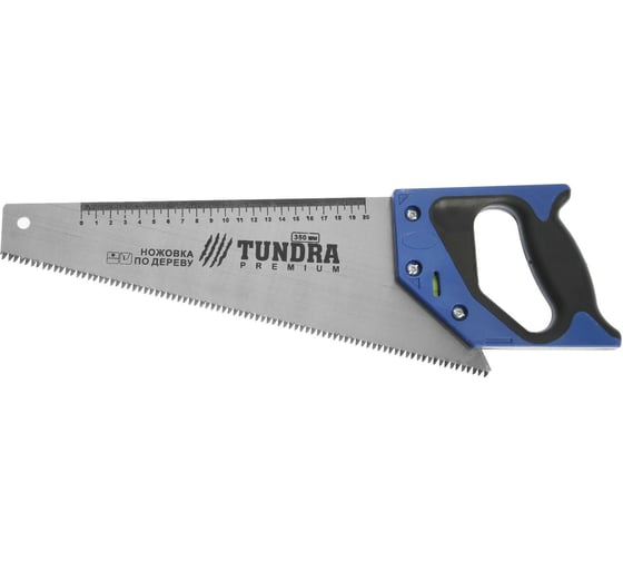 Ножовка по дереву TUNDRA 2К рукоятка, 3D заточка, каленый зуб, 7-8 TPI, 350 мм 5155402