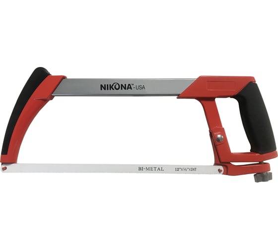Ножовка по металлу NIKONA с алюминиевой рукояткой, с Bi-Metal полотном 12 34-342