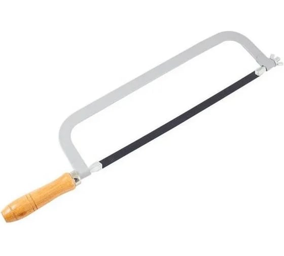 Рамка ножовочная ручная ООО МПК "Технологические Инновации" с полотном исп.2 деревянная ручка 20249