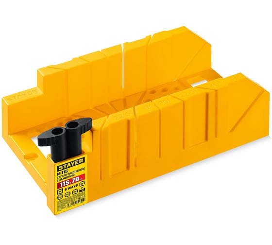 Стусло пластиковое STAYER М-120, 120x80 мм, с эксцентриковыми креплениями 1542-4,5_z01