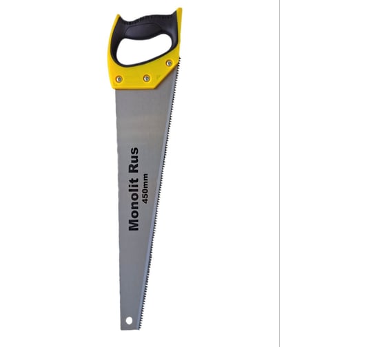 Ножовка по дереву Monolit 450 мм двухкомпонентная рукоятка 2015