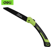 Садовая пила складная DELI 200мм Про Сад DL-YL2402 (8 TPI, трехсторонняя заточка) 229855