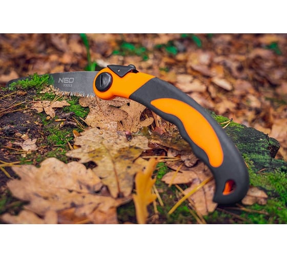 Складная пила NEO Tools 43 см, зуб 3D, двухкомпонентная рукоятка 63-120