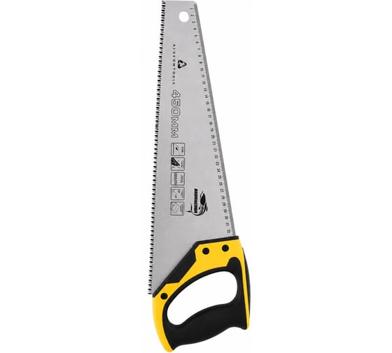 Ножовка по дереву ALUKOMTOOLS 450 мм BARRACUDA АТ-НД457