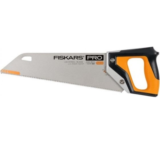 Ножовка по дереву Fiskars PowerTooth 380 мм 9 зубьев на дюйм 1062930