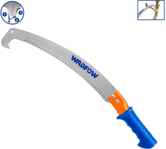 Ножовка садовая WadFow 350 мм 6TPI 6/24 WHW8G14
