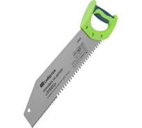 Ножовка по дереву СИБРТЕХ "Зубец",400 мм,шаг зуба 10 мм,зуб 2D,калёный зуб,2-х комп. рукоятка// 23820