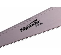 Ножовка SPARTA по дереву,400 мм,5-6 TPI, каленый зуб, линейка, пластиковая рукоятка// 232305