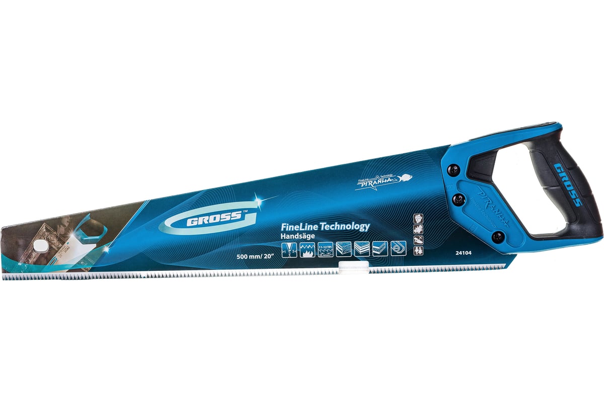 Ножовка по дереву 500 мм GROSS PIRANHA 24104 - выгодная цена, отзывы ...