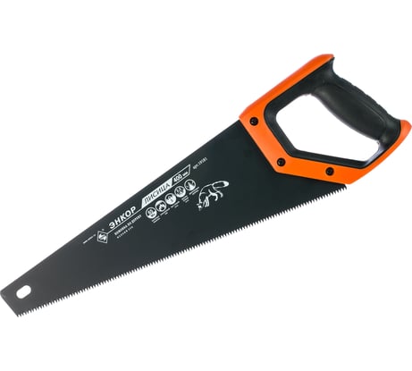 Ножовка с закаленным зубом Энкор Лисица 19181