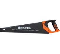 Ножовка по дереву TACTIX 500 мм, с покрытием, зуб 7/8 265013