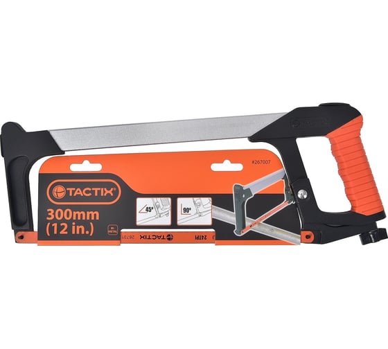 Ножовка по металлу TACTIX Heavy Duty с лезвием 300 мм 267007